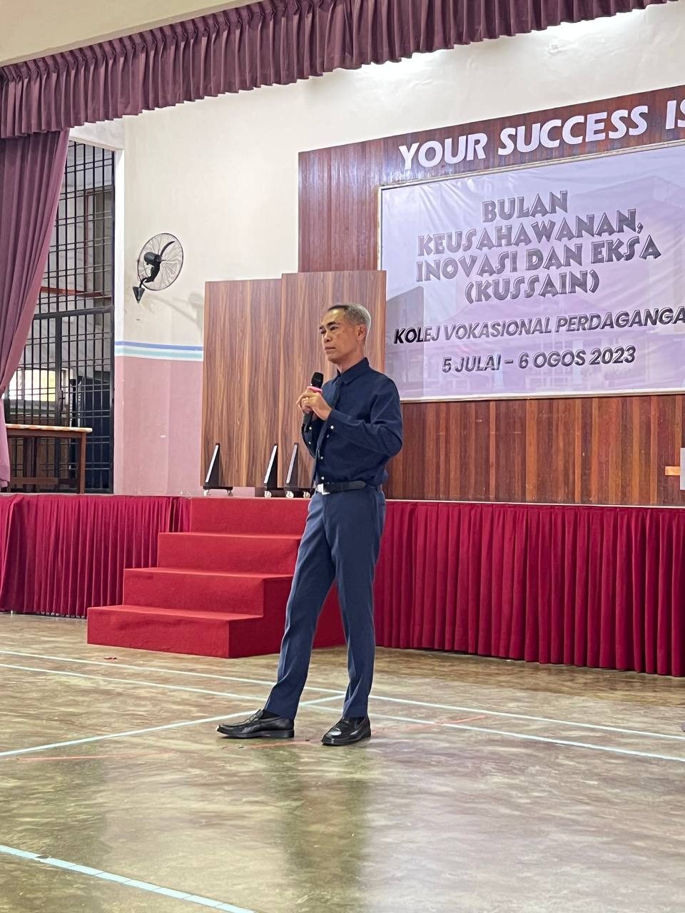 Encik Razali speaking at KUSSAIN 2023